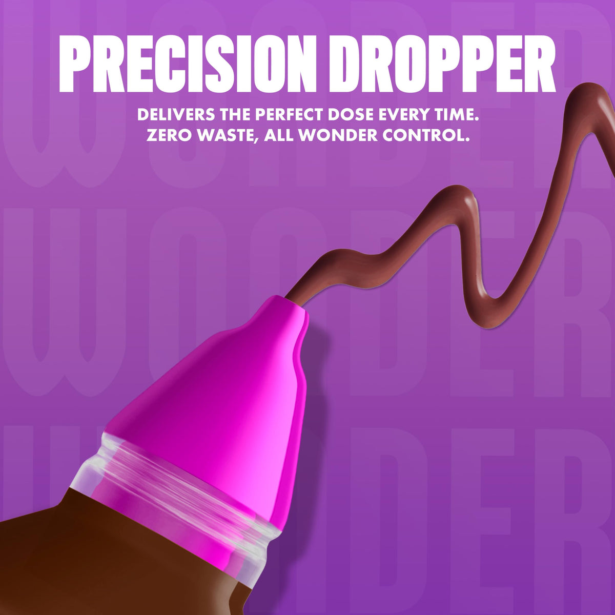 NYX Make 'Em Wonder Liquid Foundation 40 Walnut with makeup tools