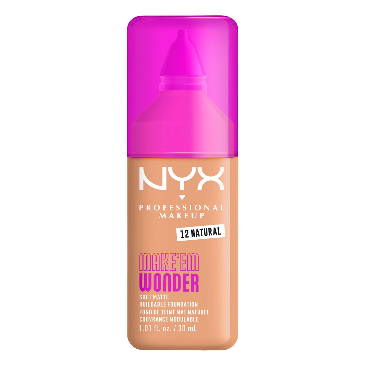 NYX Make 'Em Wonder Liquid Foundation 50g front view