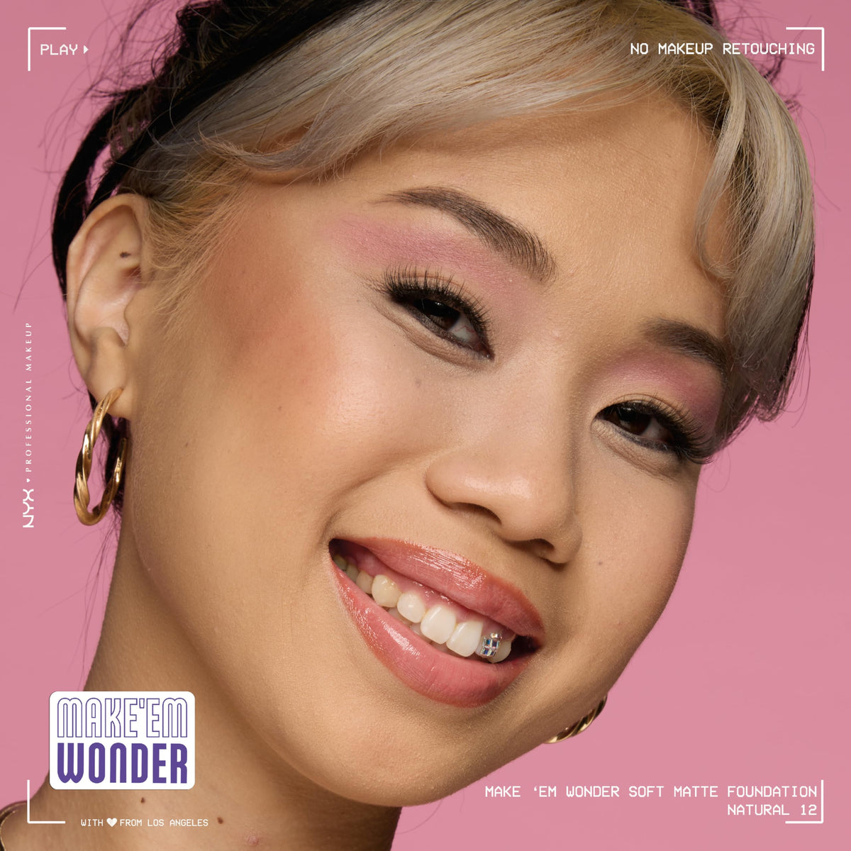 NYX Make 'Em Wonder Liquid Foundation 50g packaging