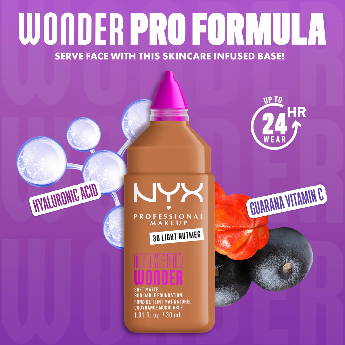 NYX Make 'Em Wonder Liquid Foundation swatch on arm