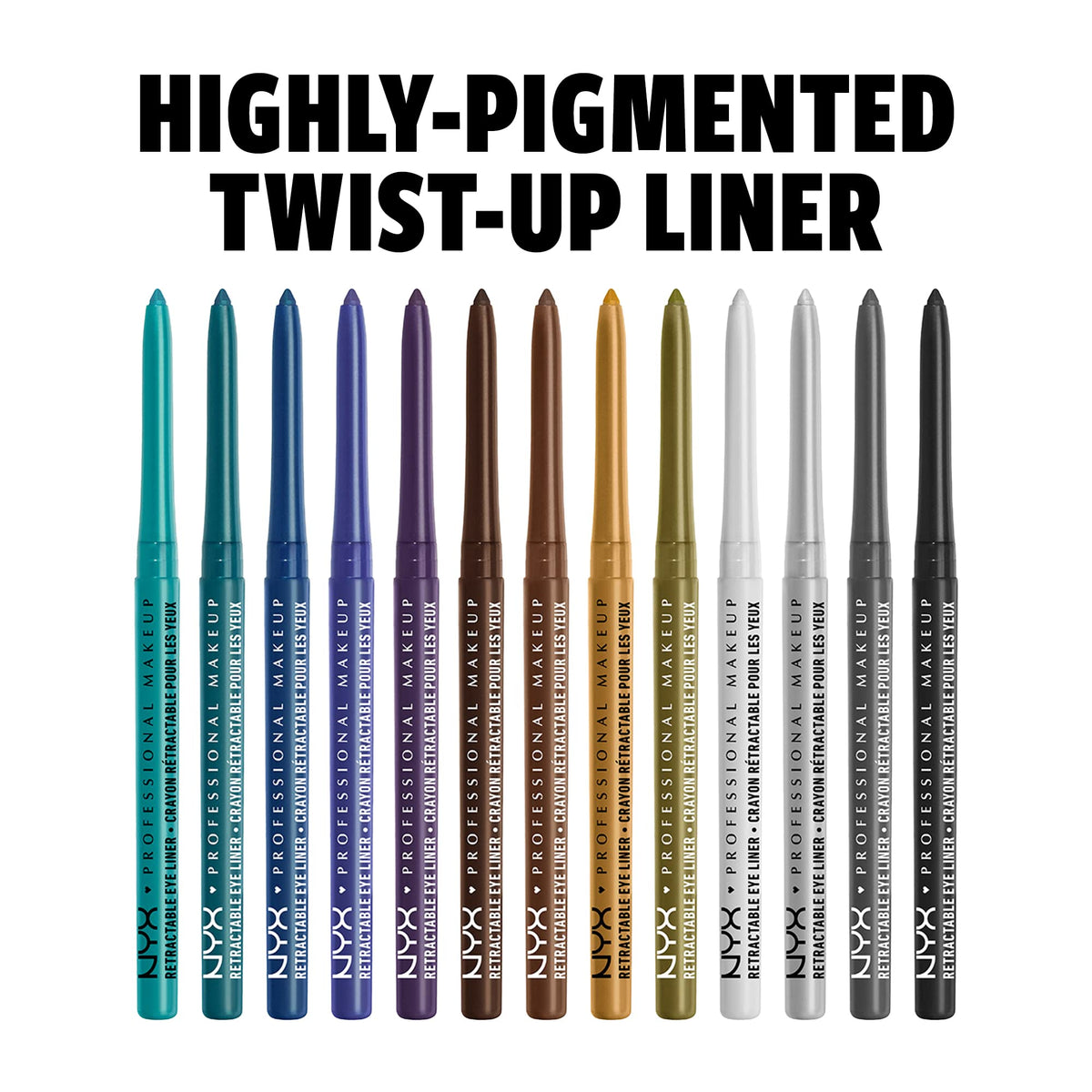 NYX Mechanical Eyeliner Pencil Gold packaging