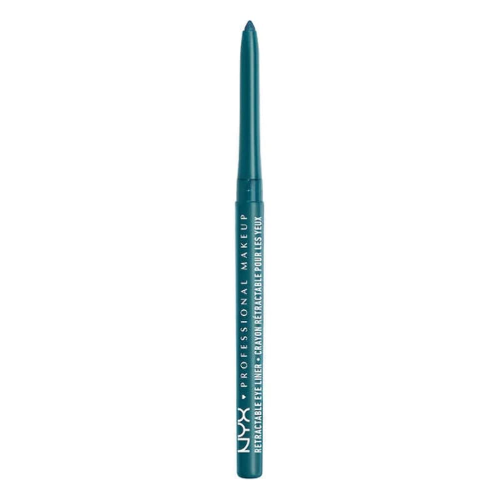 NYX Mechanical Eyeliner Pencil Gray with various eye looks