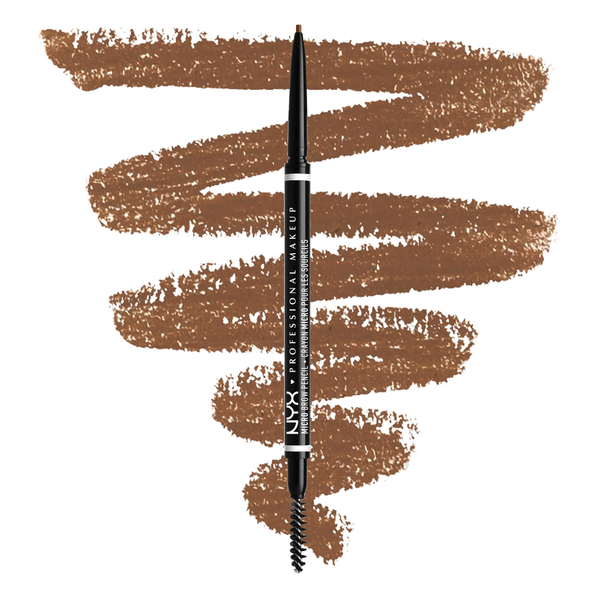 NYX Micro Brow Pencil Auburn front view with ultra-slim tip