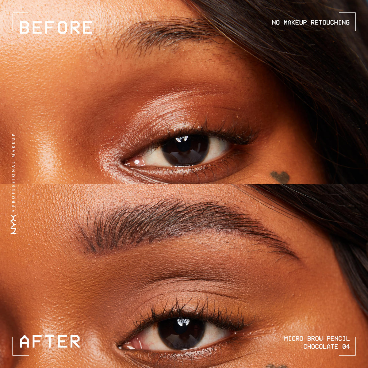 NYX Micro Brow Pencil Chocolate packaging details