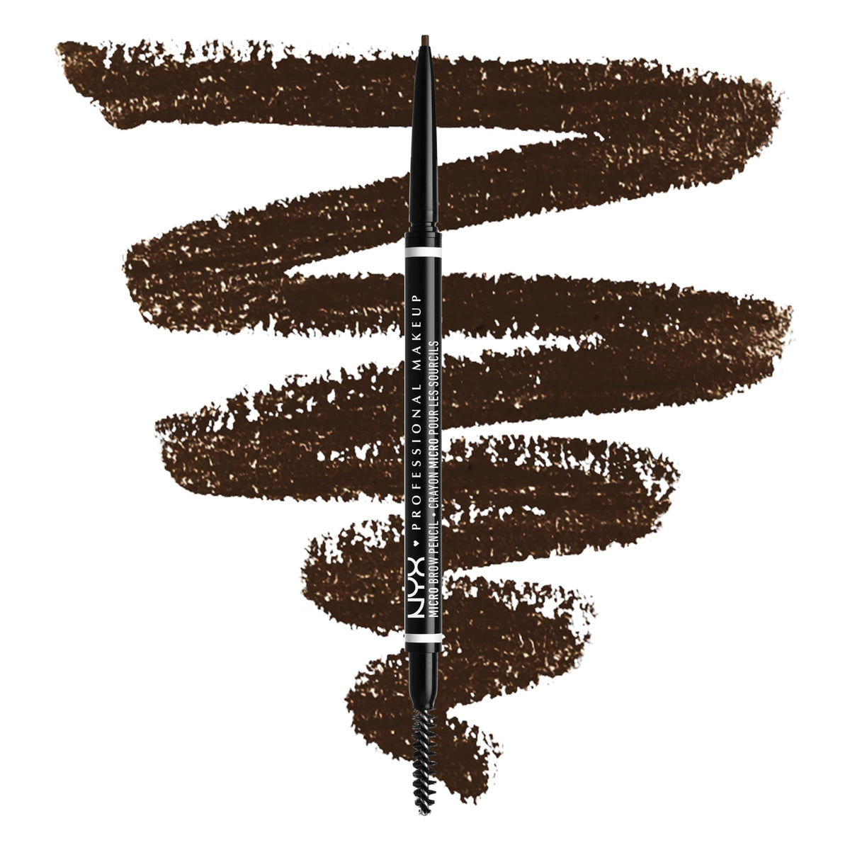 NYX Micro Brow Pencil Espresso front view with ultra-slim tip