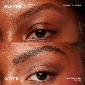 NYX Micro Brow Pencil with spoolie end for softening edges