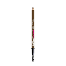 NYX Powder Louder Eyebrow Pencil in Soft Brown front view