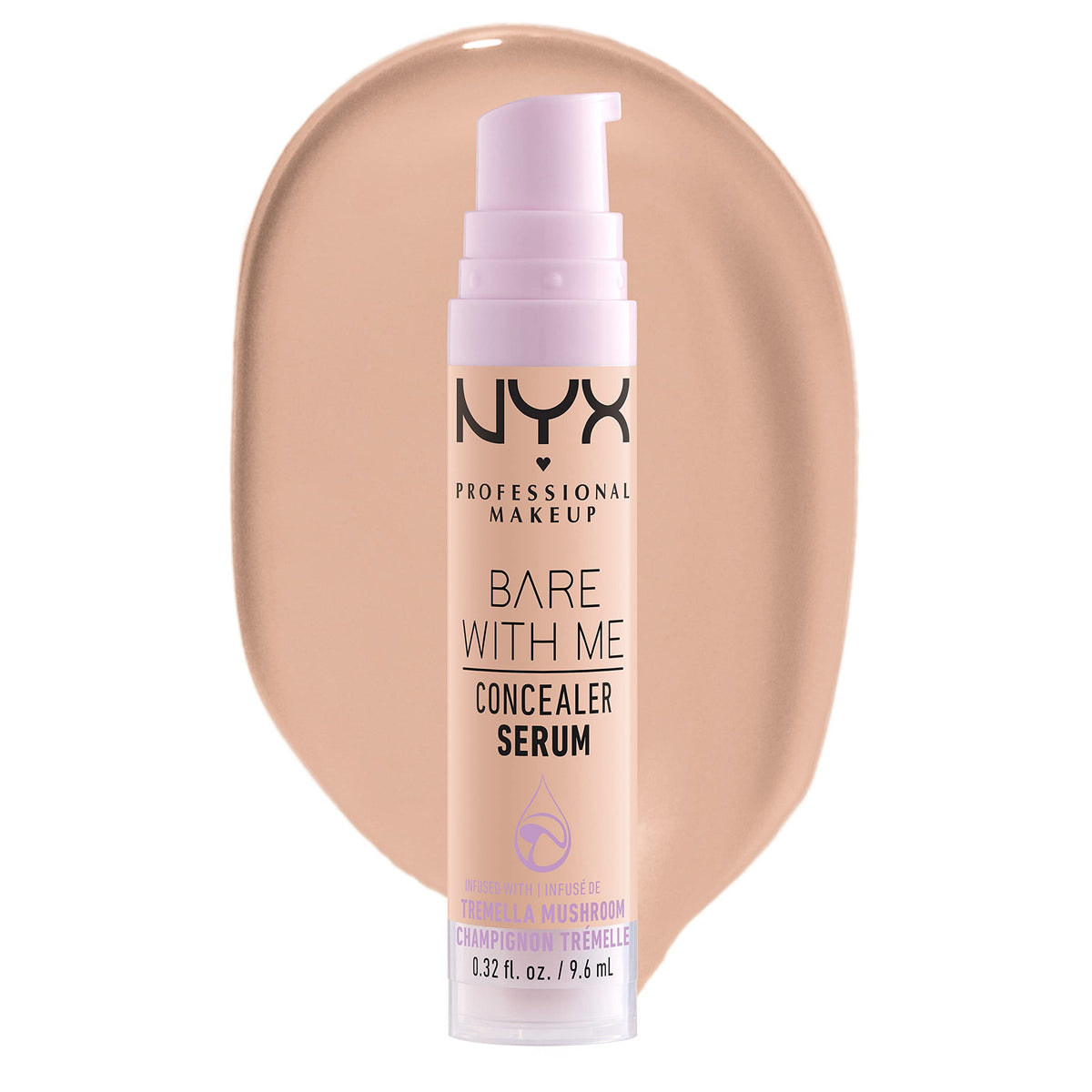 NYX PROFESSIONAL MAKEUP Bare With Me Concealer Serum front view in Light shade