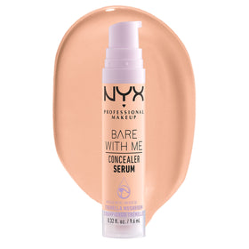 NYX PROFESSIONAL MAKEUP Bare With Me Concealer Serum front view in Medium Vanilla
