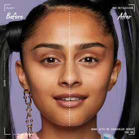 NYX PROFESSIONAL MAKEUP Bare With Me Concealer Serum swatch on skin