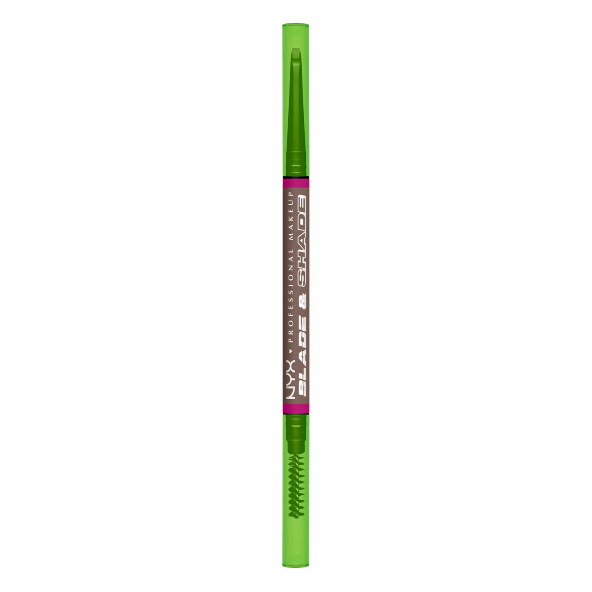 NYX PROFESSIONAL MAKEUP Blade & Shade Brow Pencil Cool Ash Brown front view