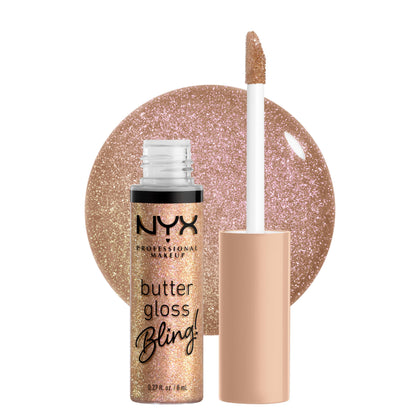 NYX PROFESSIONAL MAKEUP Butter Gloss Bling Lip Gloss front view