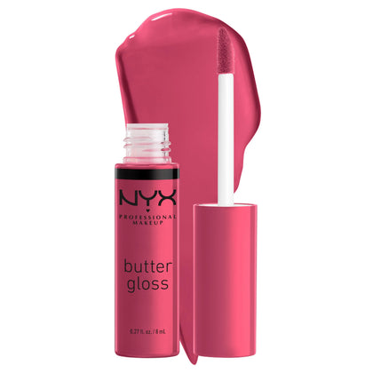 NYX PROFESSIONAL MAKEUP Butter Gloss Strawberry Cheesecake front view
