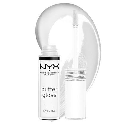 NYX PROFESSIONAL MAKEUP Butter Gloss Sugar Glass front view