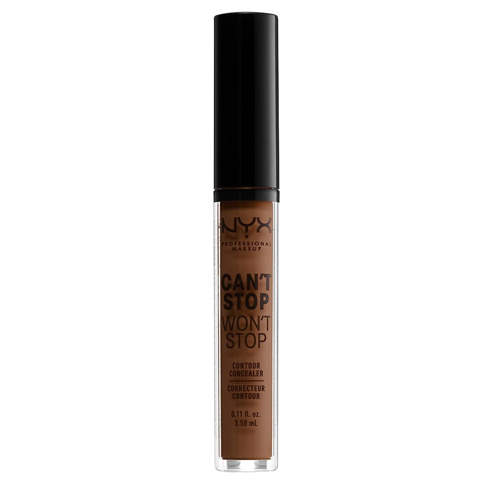 NYX PROFESSIONAL MAKEUP Can't Stop Won't Stop Concealer Mocha application on skin