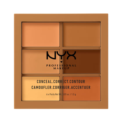 NYX PROFESSIONAL MAKEUP Conceal Correct Contour Palette - Deep front view