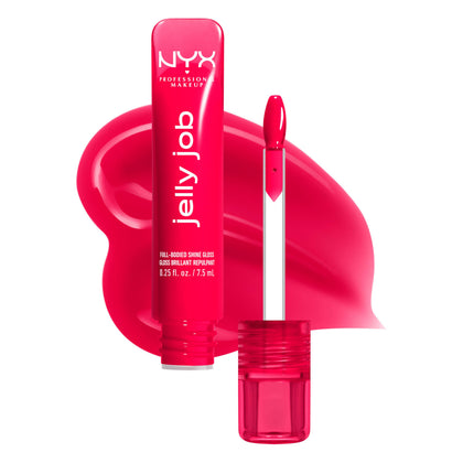 NYX PROFESSIONAL MAKEUP Jelly Job Lip Gloss Cherry Jelly front view