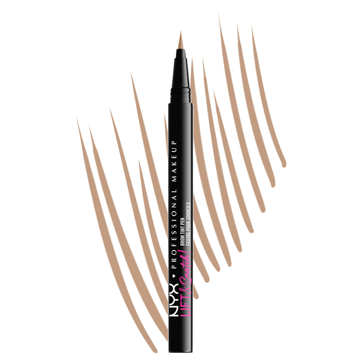 NYX PROFESSIONAL MAKEUP Lift & Snatch Eyebrow Tint Pen in Taupe front view