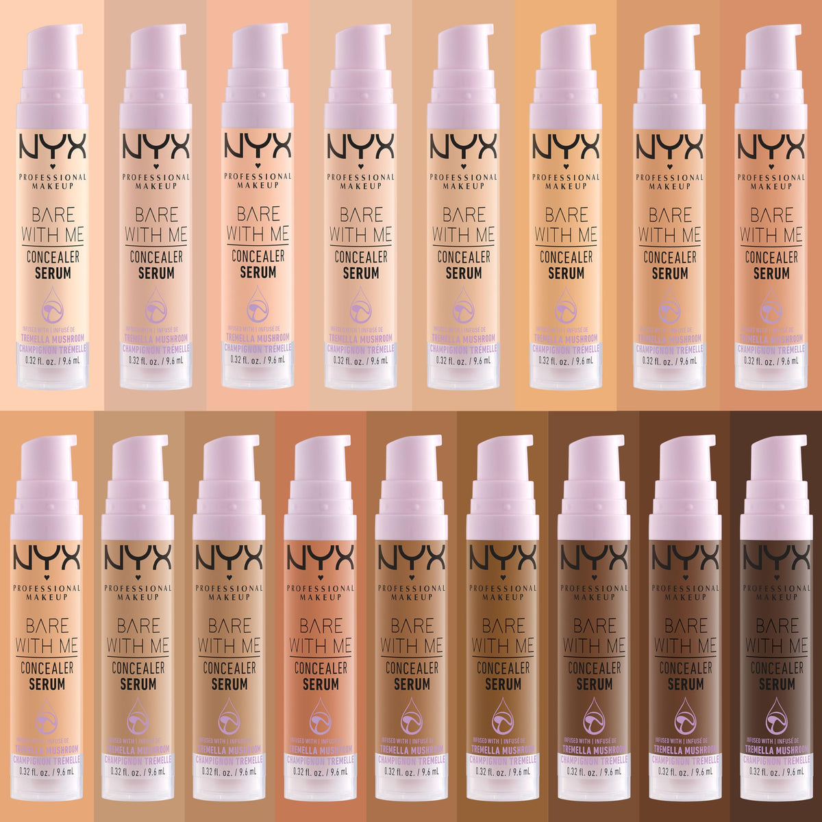 NYX PROFESSIONAL MAKEUP packaging for Bare With Me Concealer