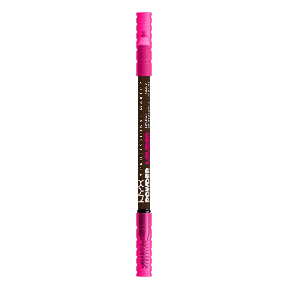 NYX PROFESSIONAL MAKEUP Powder Louder Eyebrow Pencil Brown front view