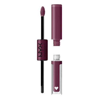 NYX PROFESSIONAL MAKEUP Shine Loud Liquid Lipstick Cool-Toned Plum front view