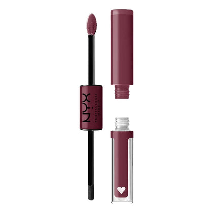NYX PROFESSIONAL MAKEUP Shine Loud Liquid Lipstick Warm Burgundy front view