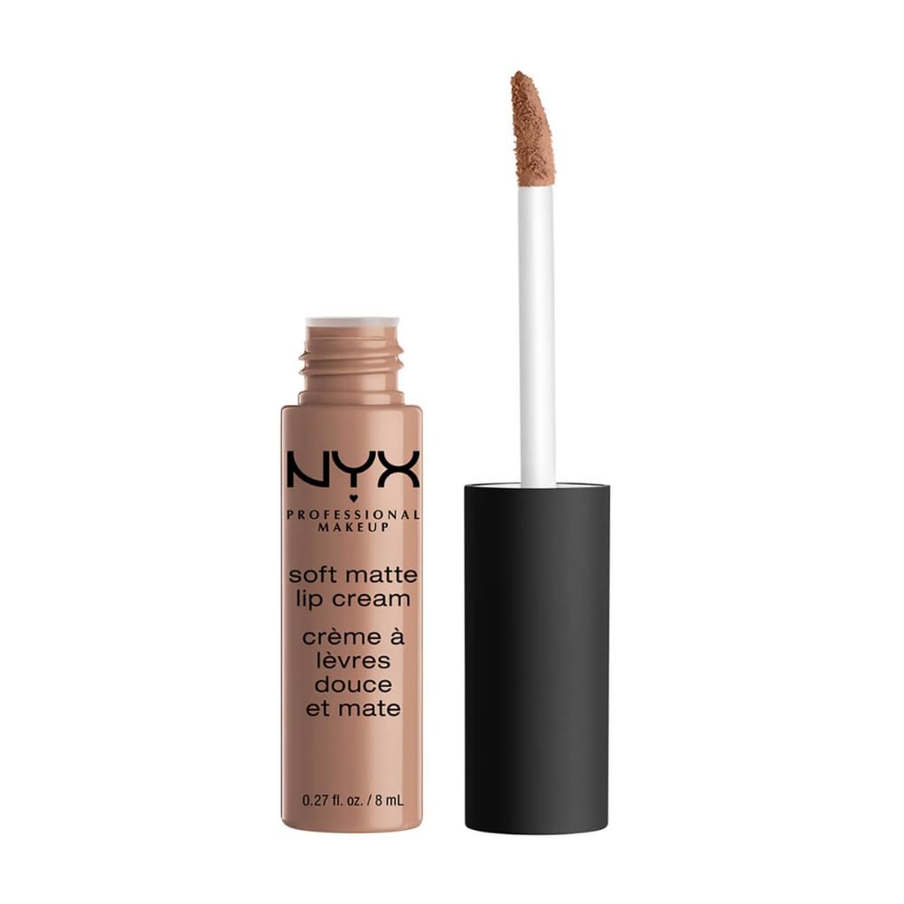 NYX PROFESSIONAL MAKEUP Soft Matte Lip Cream London front view with packaging
