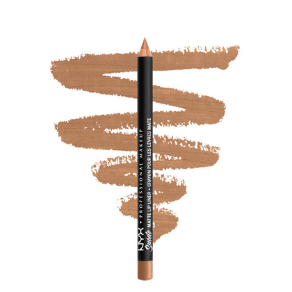 NYX PROFESSIONAL MAKEUP Suede Matte Lip Liner London (Tan) front view