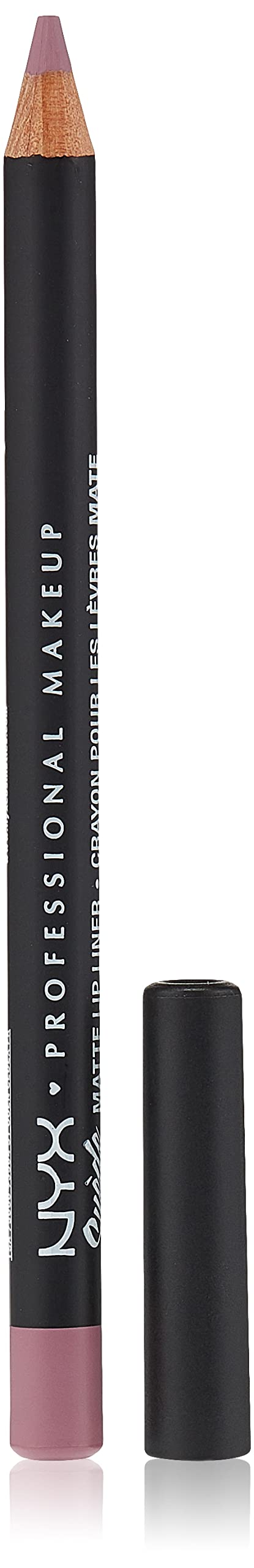 NYX PROFESSIONAL MAKEUP Suede Matte Lip Liner Violet Smoke front view