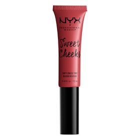 NYX PROFESSIONAL MAKEUP Sweet Cheeks Soft Cheek Tint Cream Blush in Coralicious front view