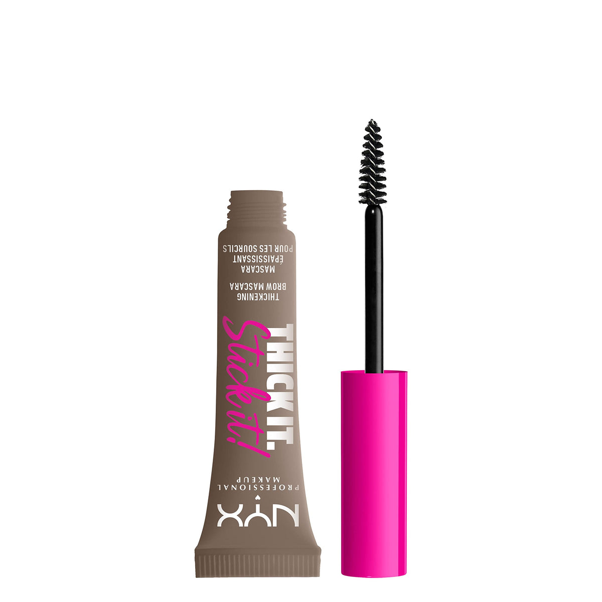 NYX PROFESSIONAL MAKEUP Thick It Stick It Thickening Brow Mascara in Taupe front view