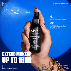 NYX Setting Spray Duo bottles side view