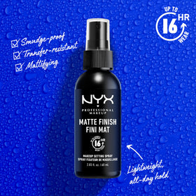 NYX Setting Spray Duo matte finish spray close-up