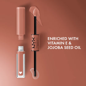NYX Shine Loud Liquid Lipstick packaging close-up