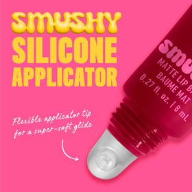 NYX Smushy Matte Lip Balm Cherry Red side view