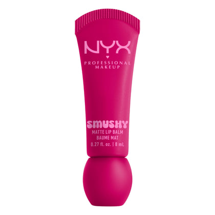 NYX Smushy Matte Lip Balm She's Serving Fuchsia front view