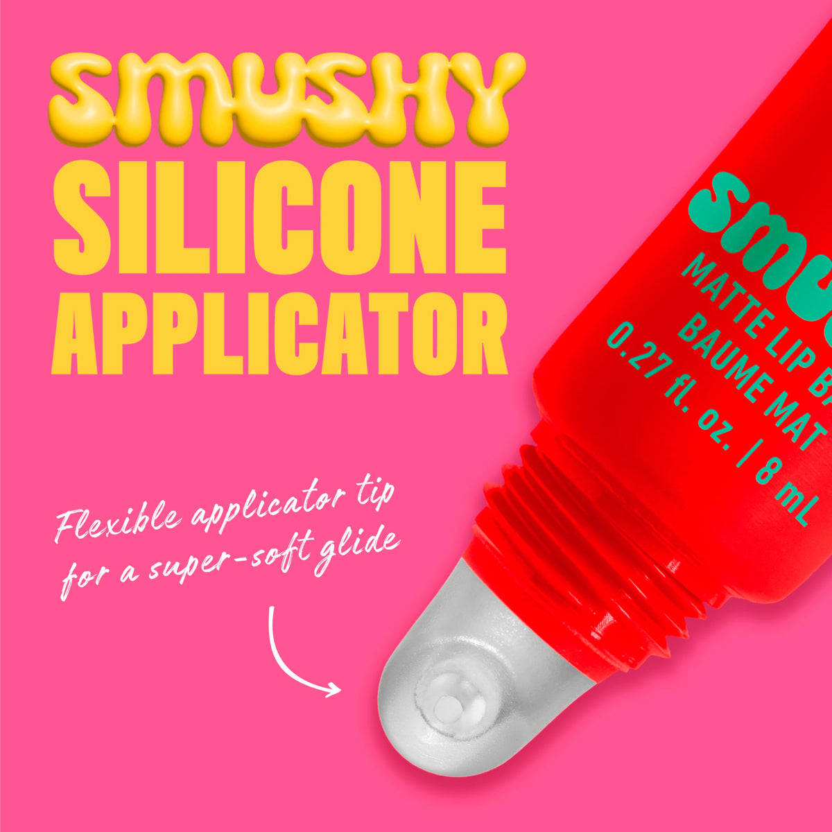 NYX Smushy Matte Lip Balm Soft Sorbet lifestyle shot