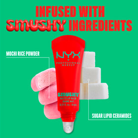 NYX Smushy Matte Lip Balm Soft Sorbet shade range