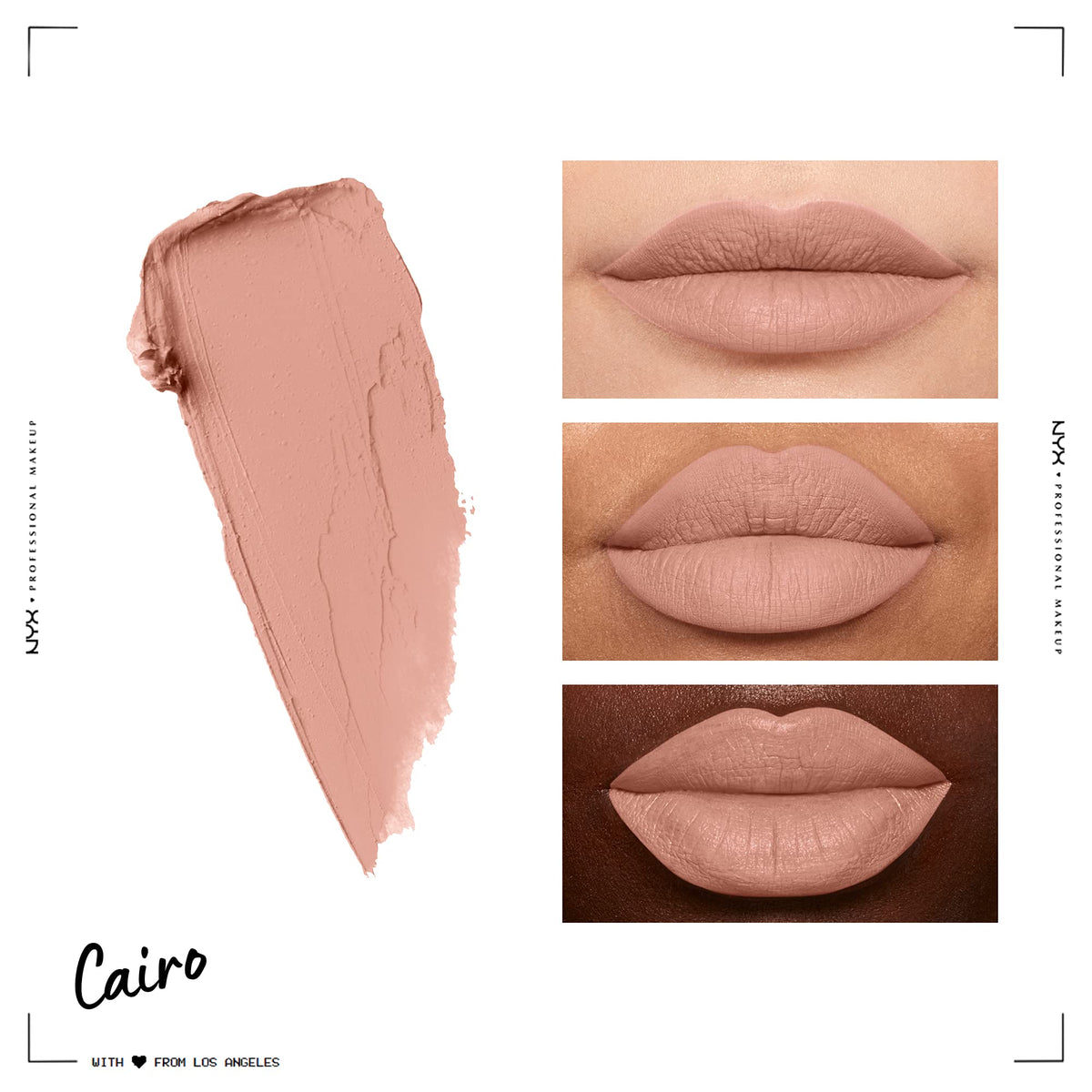 NYX Soft Matte Lip Cream Cairo applicator close-up