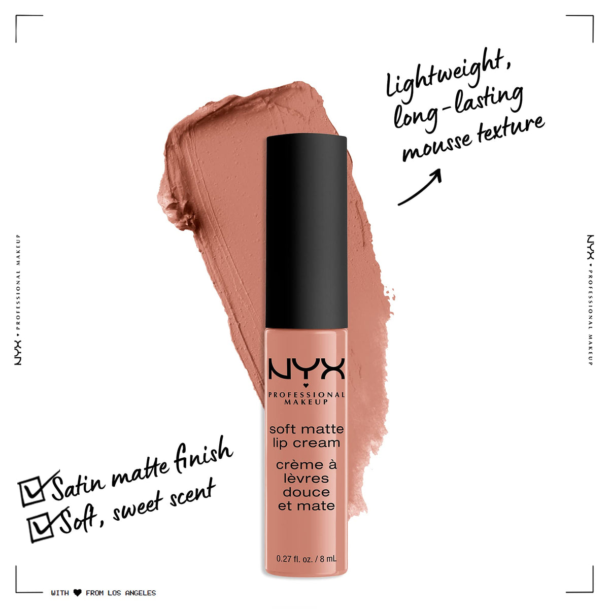 NYX Soft Matte Lip Cream Stockholm packaging
