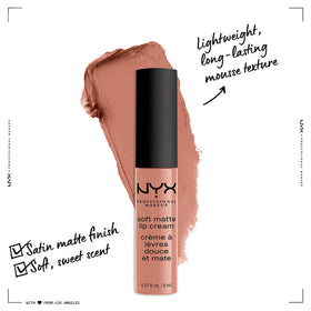 NYX Soft Matte Lip Cream Stockholm packaging