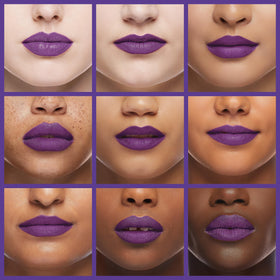 NYX Suede Matte Lip Liner Amethyst in a makeup setting