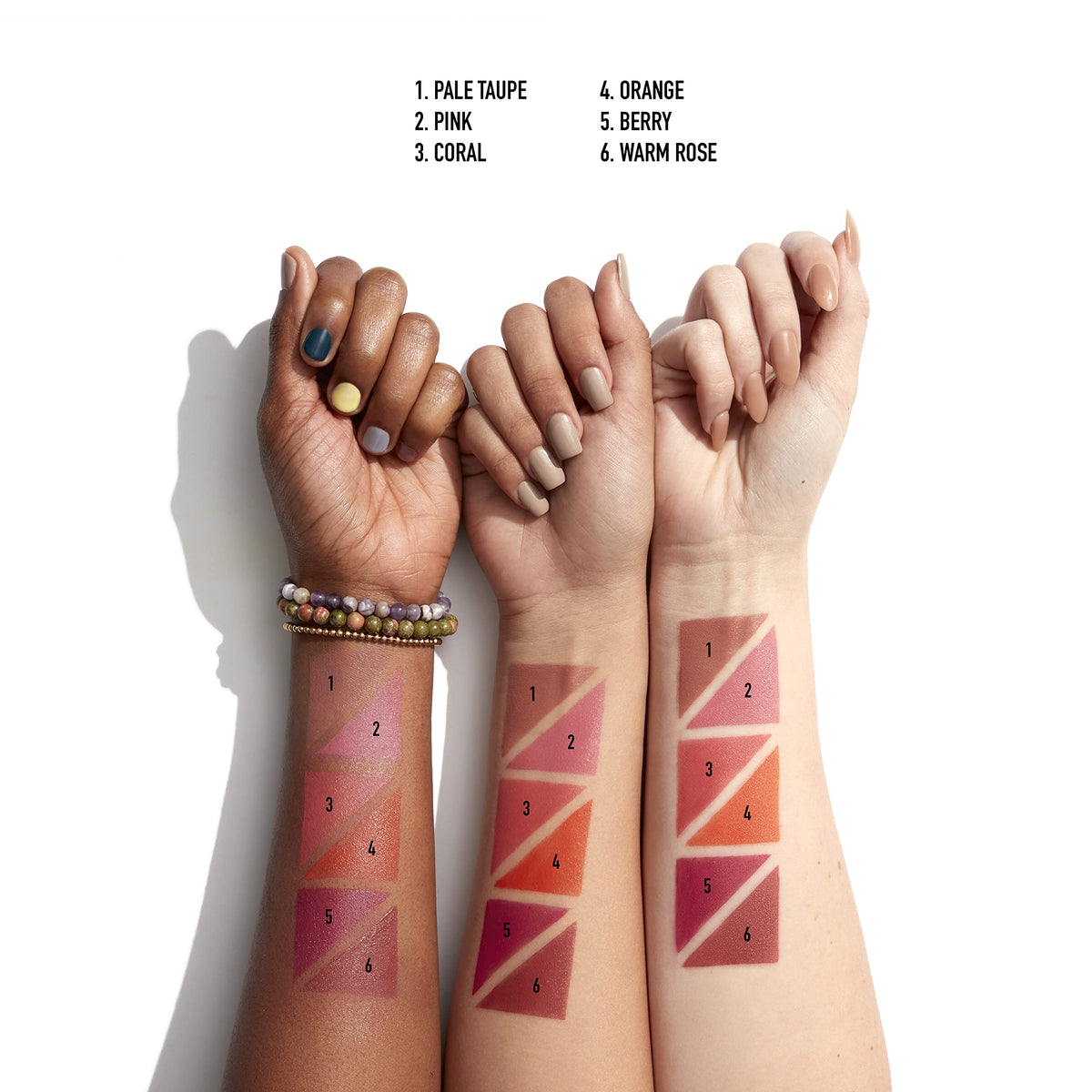 NYX Sweet Cheeks Soft Cheek Tint Cream Blush Showgirl on skin swatch