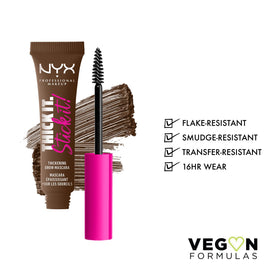 NYX Thick It Stick It Brow Gel Brunette packaging