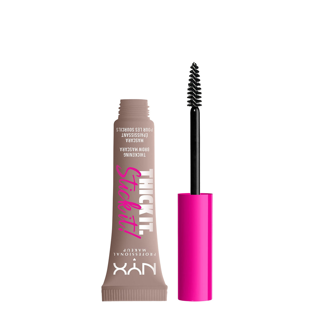 NYX Thick It Stick It Brow Mascara Cool Blonde front view