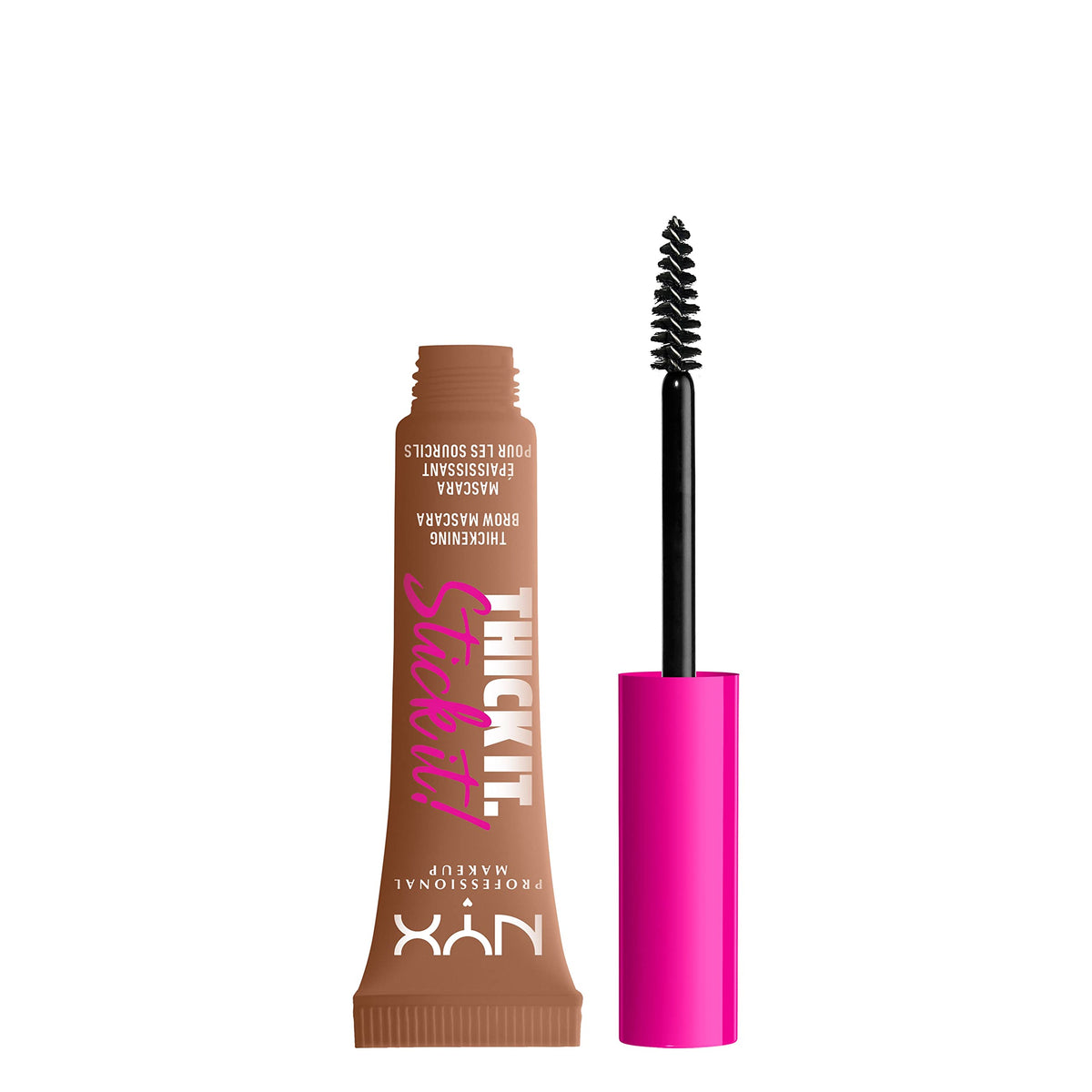 NYX Thick It Stick It Brow Mascara in Auburn front view