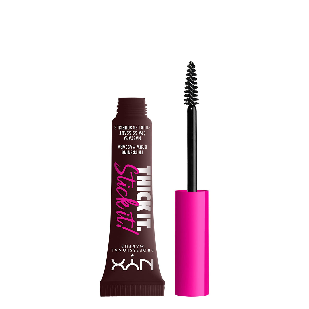 NYX Thick It Stick It Brow Mascara in Espresso front view