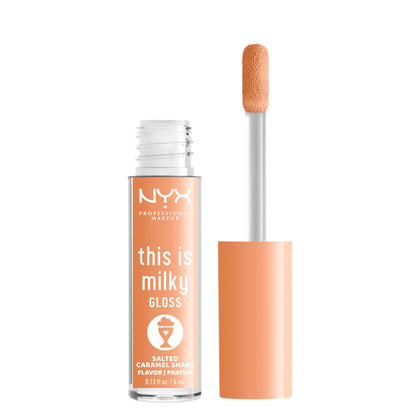NYX This Is Milky Gloss Salted Caramel Shake front view