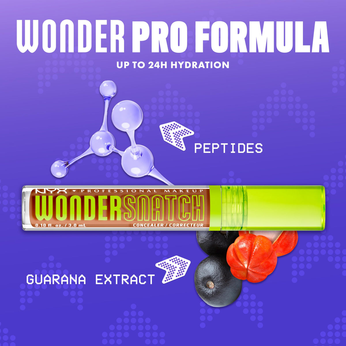 NYX Wonder Snatch Concealer Cafe shade applicator close-up