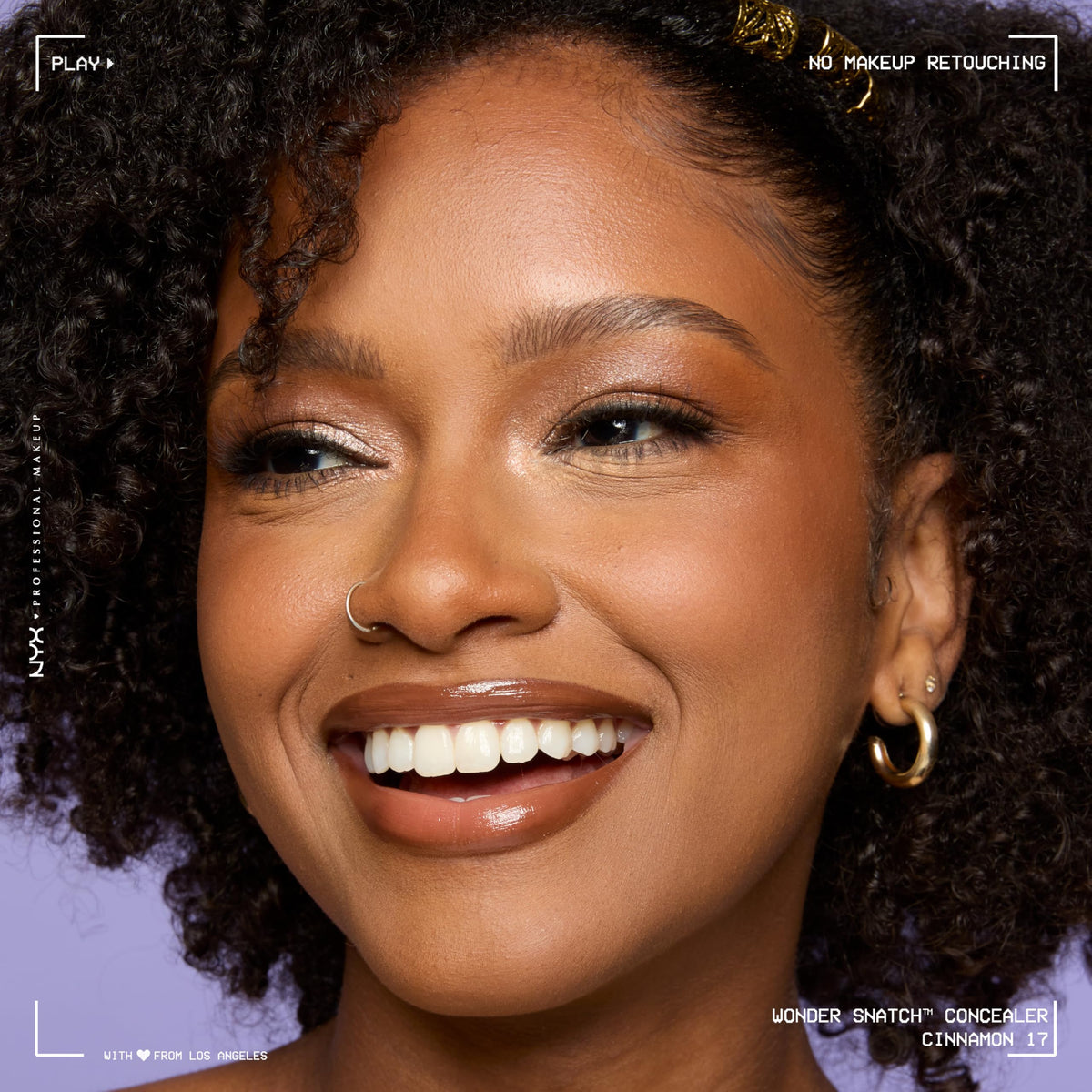 NYX Wonder Snatch Concealer Cinnamon lifestyle scene